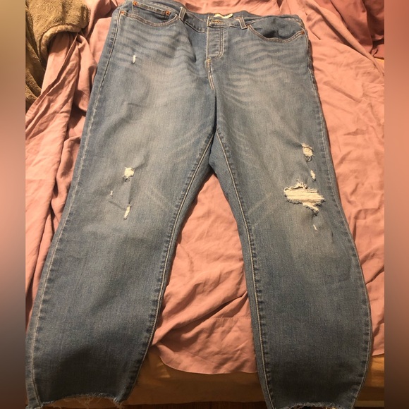 ❤️ *LEVI’S* RED TAB WEDGIE SKINNY JEANS 20W!❤️ - Picture 5 of 12